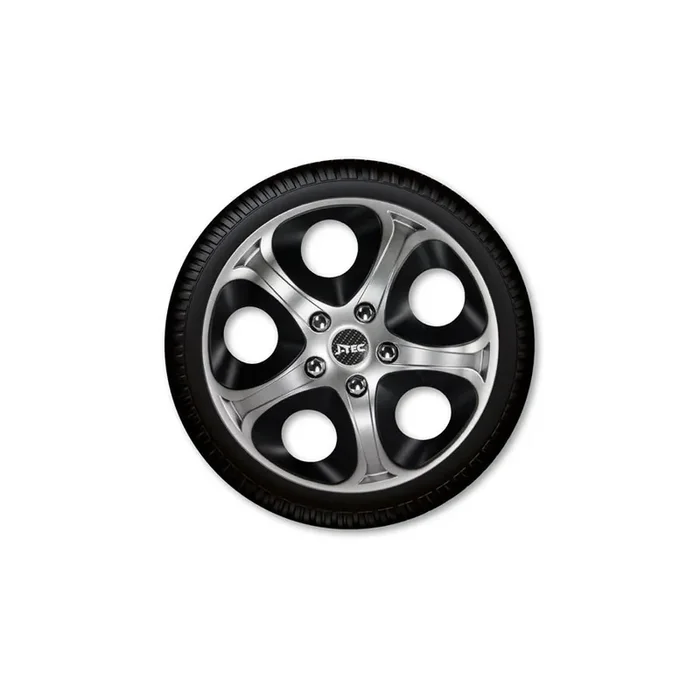 J-TEC Enfinitiy, Silver Black J15124 Wheel trims 15 Inch Black/Silver