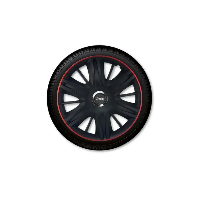 J-TEC Maximus, GTR J15177 Wheel trims 15 Inch Black/Red