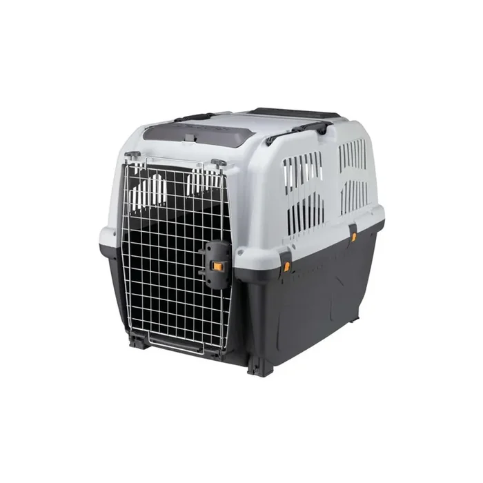 JOLLYPAW 7721812 Dog carrier Metal, Plastic, Size M, Colour Dark Grey, Light Grey
