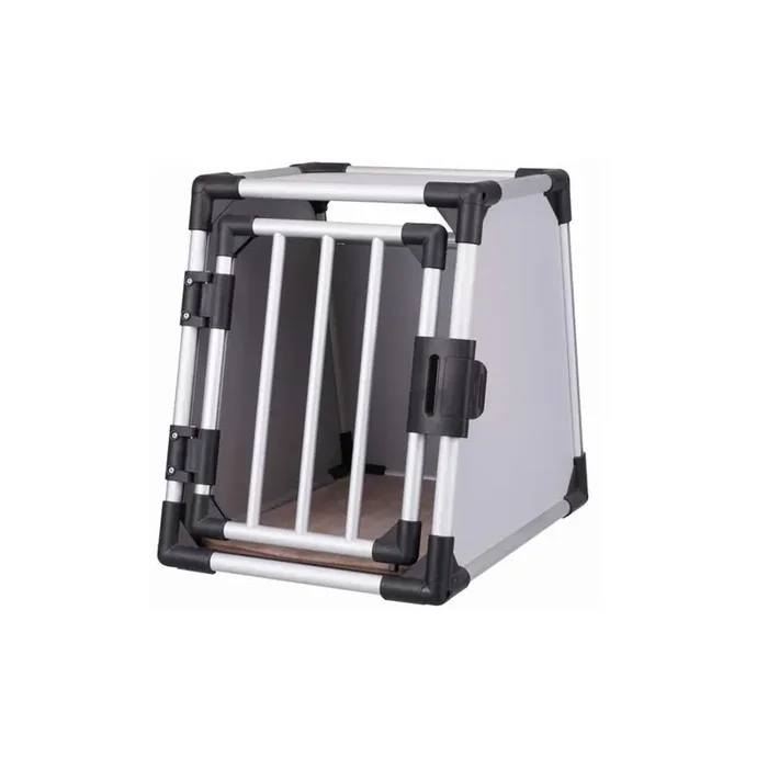 JOLLYPAW 7721850 Dog carrier Aluminium, Size S, Colour Light Grey, Silver