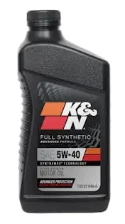 K&N 104107 5W-40 K&N Synthetic Motor Oil, Quart