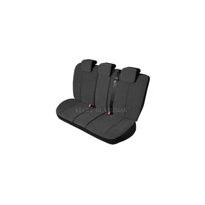 KEGEL 5-1232-233-4020 Car seat cover Black, Polyester, Rear