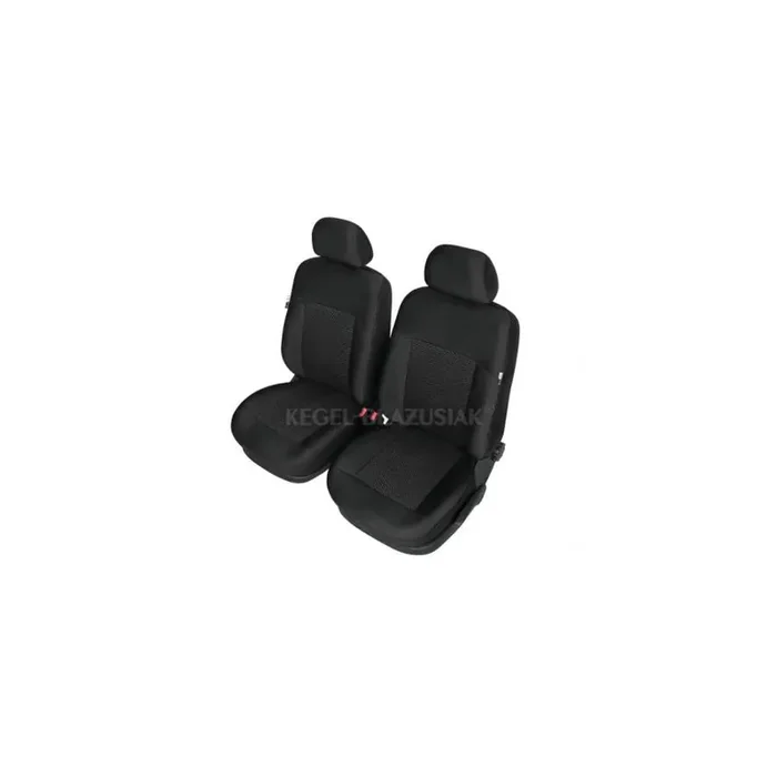 KEGEL 5-1267-233-4010 Car seat cover Black, Polyester, Front