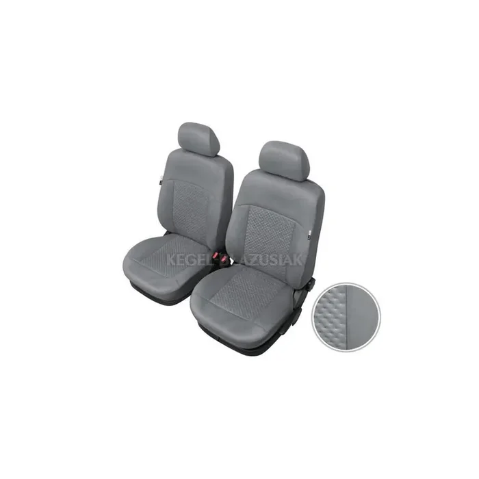 KEGEL 5-1304-235-3020 Car seat cover Grey, Leatherette, Polyester, Front