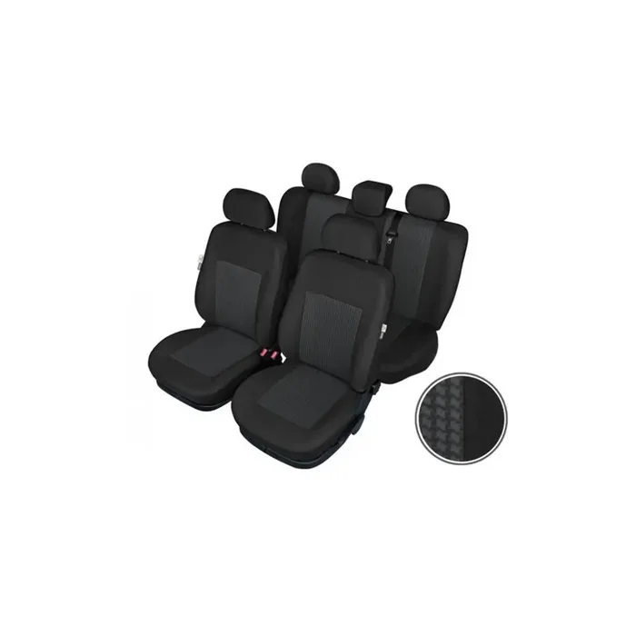 KEGEL 5-9109-261-3025 Car seat cover Black, Polyester, Front and Rear