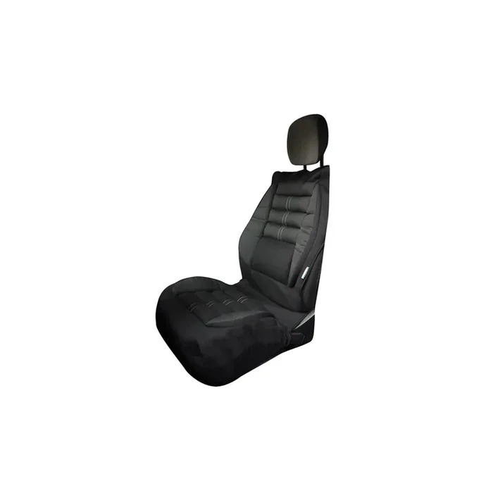 KINE TRAVEL 169822 Car seat cover Black, Massage, Polyester, PU (Polyurethane)