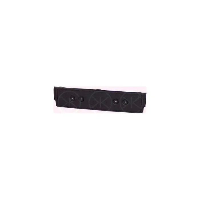 KLOKKERHOLM 0017920A1 Number plate holder for AUDI 80 Front, Black, frameless