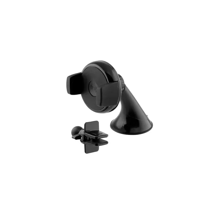 KSIX B9000PACK02 Car phone holder 54-110 mm, with ball joint, air vent, windscreen, universal 360°