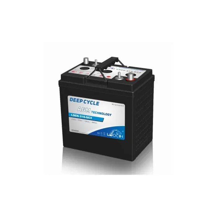 Leoch 6V 210Ah Deep Cycle AGM Battery – LDC6-210-GC2