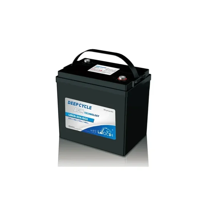 Leoch 6V 224Ah Deep Cycle AGM Battery – LDC6-224-GC2