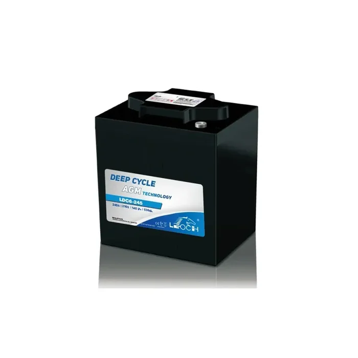 Leoch 6V 245Ah Deep Cycle AGM Battery – LDC6-245