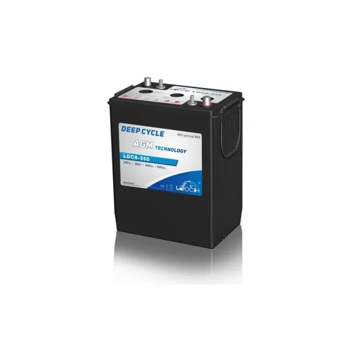 Leoch 6V 350Ah Deep Cycle AGM Battery – LDC6-350