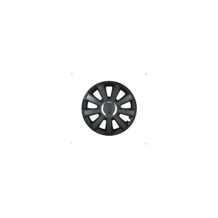 LEOPLAST FLASH CARBON 14 Wheel trims 14 Inch Carbon