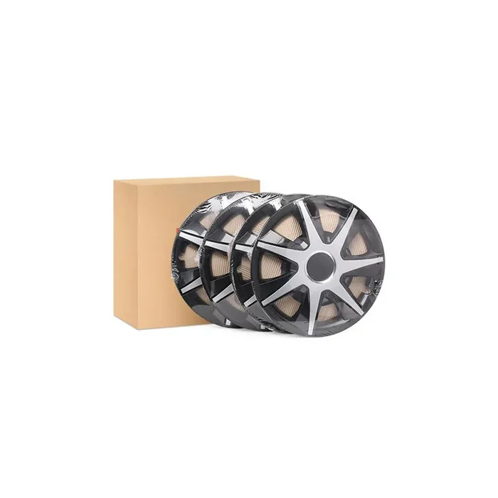 LEOPLAST RUN CZ SR 15 Wheel trims 15 Inch Black/Silver