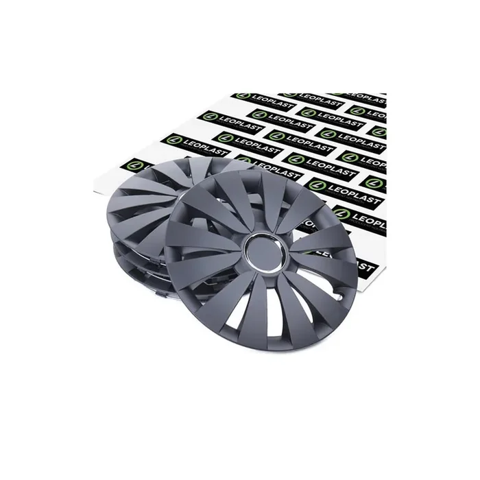 LEOPLAST SKY CZ MAT 15 Wheel trims 15 Inch Black