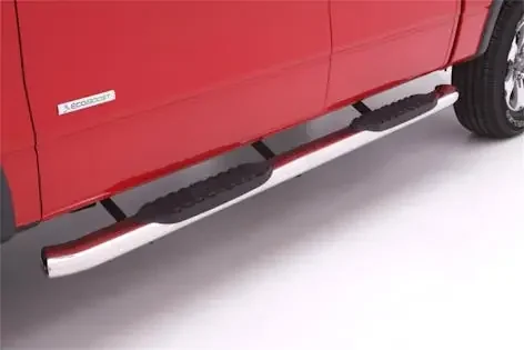 LUND 23782093 5 Inch Oval Curved Nerf Bar – Polished Stainless