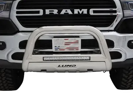 LUND 47021308 Bull Bar with Light & Wiring Stainless Steel