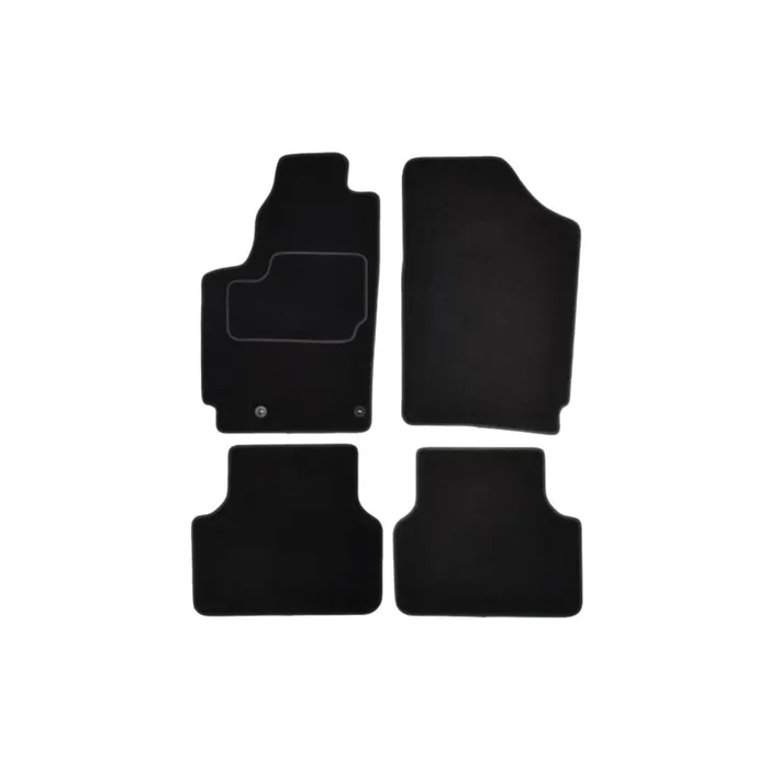 MAMMOOTH A041 CIT40 PRM 01 Floor mat set for CITROテ起 Berlingo / Berlingo First I (MF, GJK, GFK) Textile, Front and Rear, Quantity 4, Black