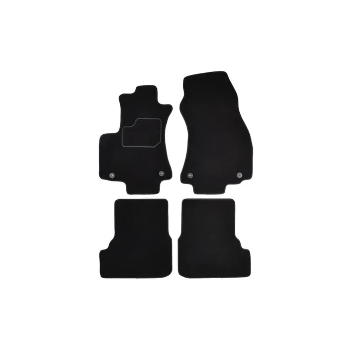 MAMMOOTH A041 OPL330 PRM 01 Floor mat set for OPEL Zafira B (A05) Textile, Front and Rear, Quantity 4, Black