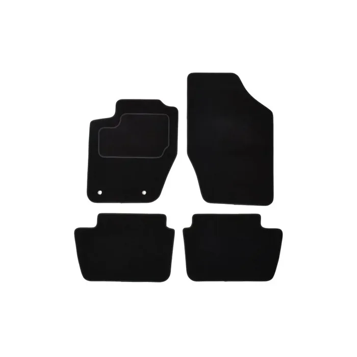 MAMMOOTH A041 PGT145 PRM 01 Floor mat set for PEUGEOT 307 SW (3H) Textile, Front and Rear, Quantity 4, Black