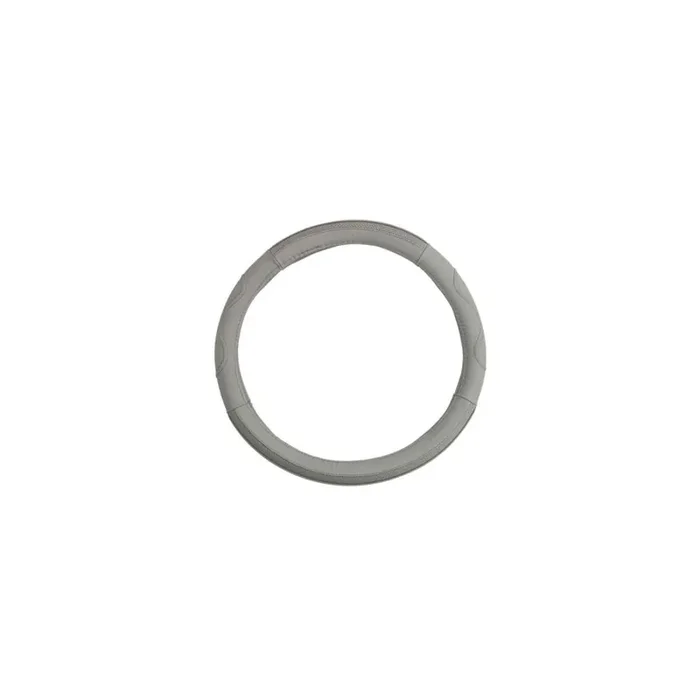 MAMMOOTH Chrome A050 187160 Steering wheel cover Grey, Ø 36-38cm, Leather