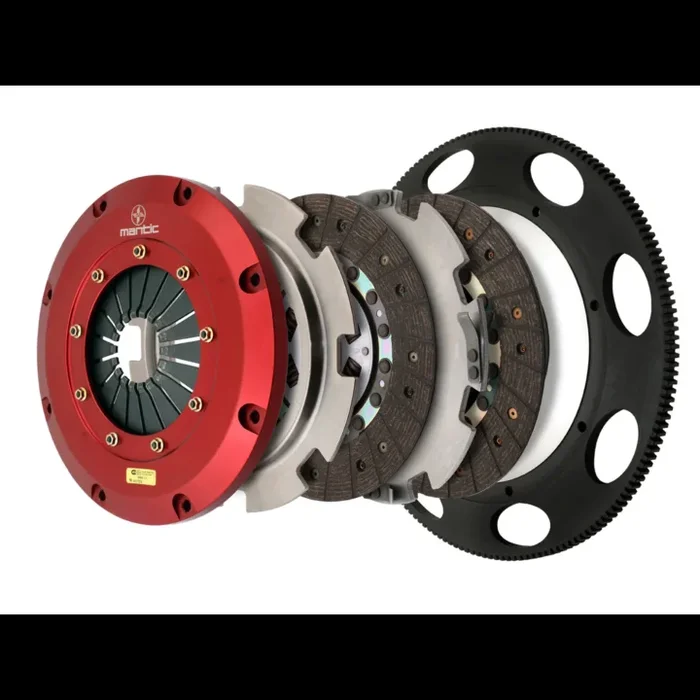 Mantic Clutch USA 2005-2013 Chevrolet Corvette Heavy Flywheel Organic Twin Disc Clutch (White Box)