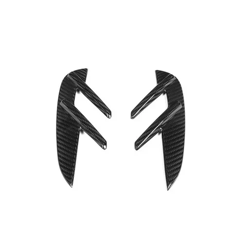 MHC+ BMW M4 Side Fender Badge Covers In Gloss Pre Preg Carbon Fibre (G82/G83) MHCP-G82-CF-SB001