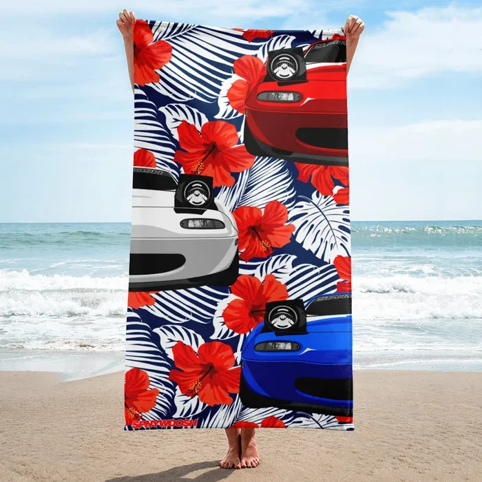 Miata Beach Towel – America Floral