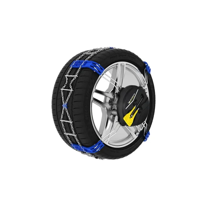 Michelin Fast Grip 008487 Snow chains with chain tensioner, with mounting manual, with protective gloves, with storage bag