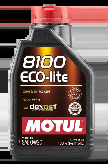 Motul 8100 0W20 ECO-LITE 1L Synthetic Engine Oil
