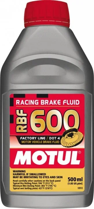 Motul RBF 600 DOT 4 Brake Fluid – 500mL