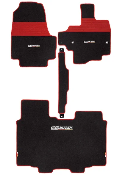 MUGEN Sports Mat Black-Red For N-BOX JF3 JF4 08P15-XNH-K0S0-RD