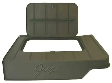 Omix-Ada DMC-3227K Tool Compartment with Jeep Script