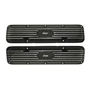 Omix-Ada DMC-6920 Valve Cover Pair w/Script