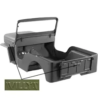 Omix-Ada DMC-693197 Reproduction Steel Body Kit