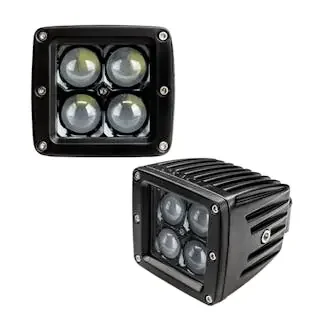 Oracle Lighting 5812-001 Black Series – 7D 3″ 20W LED Square Spot/Flood Light
