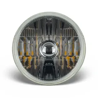Oracle Lighting 6905-504 7″ Sealed Beam Glass Lens Headlight – Non-Halo (Compatible with H4 LED Bulbs)