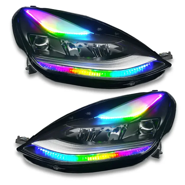 ORACLE Lighting Tesla Model 3 2021+ Headlight DRL Upgrade Kit – ColorSHIFT®