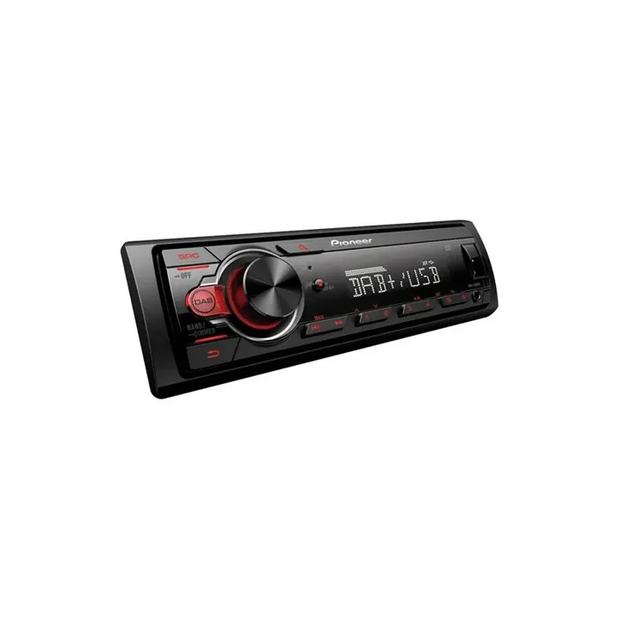 PIONEER MVH-130DABAN Car stereo 1 DIN, 12V, AAC, FLAC, MP3, WAV, WMA, with DAB+ antenna