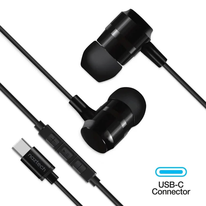 Platinum High Fidelity USB-C Earbuds Black