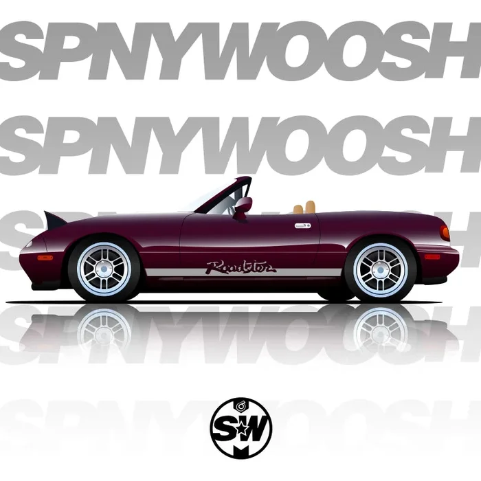 Porsche Style NA Roadster Side Stripes