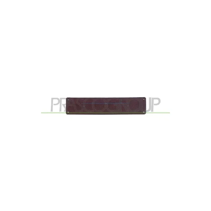 PRASCO ME0271539 Number plate holder suitable for MERCEDES-BENZ C-Class Front, Black, frameless