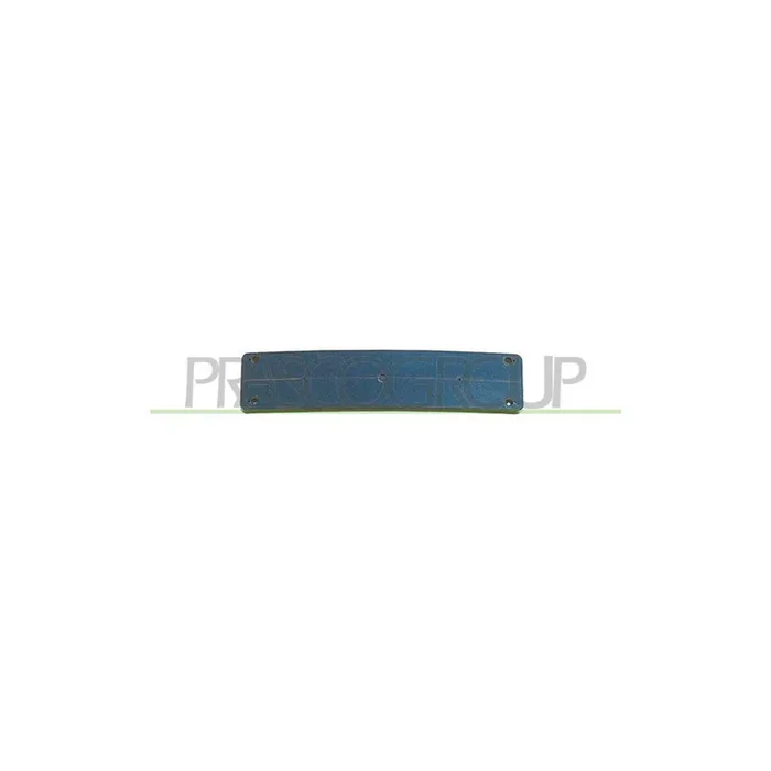 PRASCO ME0371539 Number plate holder suitable for MERCEDES-BENZ E-Class Front, Black, frameless