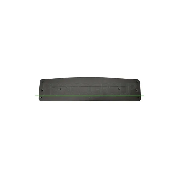 PRASCO ME0451549 Number plate holder suitable for MERCEDES-BENZ E-Class Front, Black, frameless