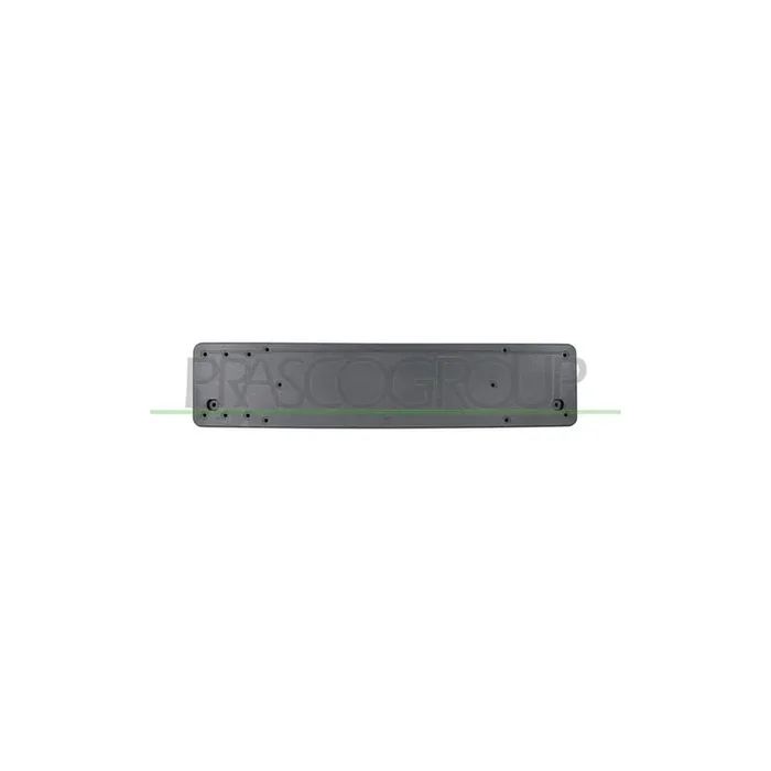 PRASCO ME4441549 Number plate holder suitable for MERCEDES-BENZ C-Class Front, Black, frameless