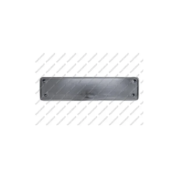 PRASCO VG5201539 Number plate holder Front, Black, frameless