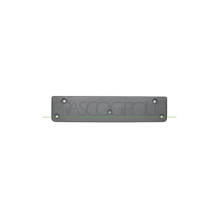 PRASCO VG7701539 Number plate holder for VW T-Roc (A11) Front, Black, frameless