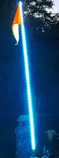 Race Sport Lighting RSQG6FTB LED Whip Light Bar