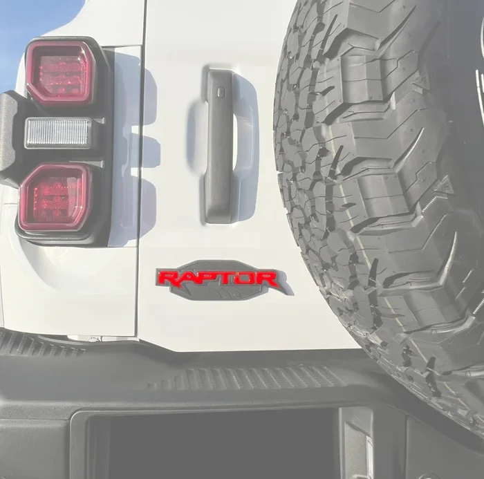 Raptor Emblem Inserts Fits 2022-2026 Ford Bronco Raptor