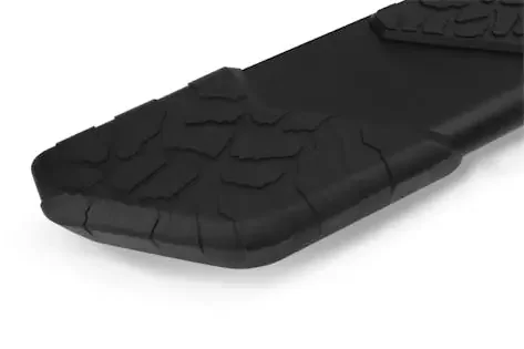 Raptor Series 1904-0367BT Raptor Series 5 in Tread Step Slide Track Running Boards Black Textured Aluminum
